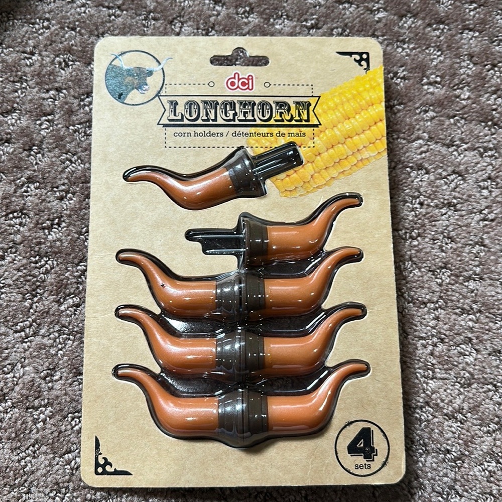 DCI LONGHORN CORN HOLDERS NWT - Picture 2 of 4